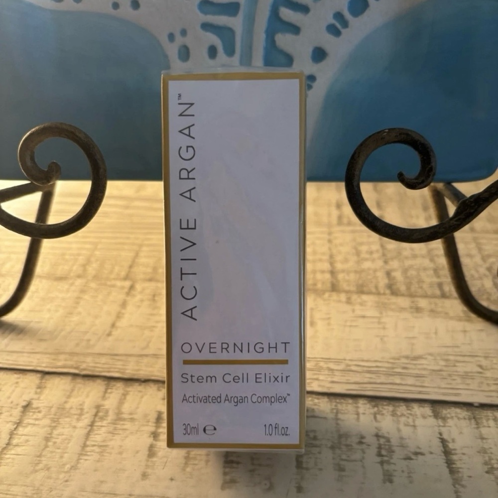 New ~ Active Argan Overnight Stem Cell Elixir Large Value $125
